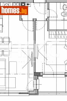 Двустаен, 63m²