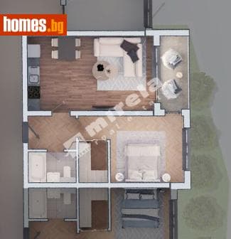 Двустаен, 79m²