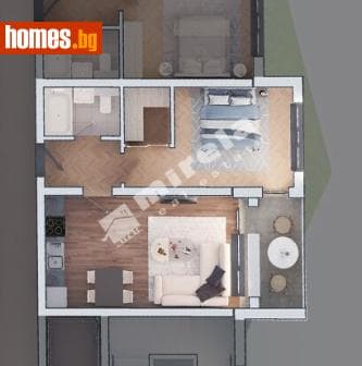Двустаен, 76m²