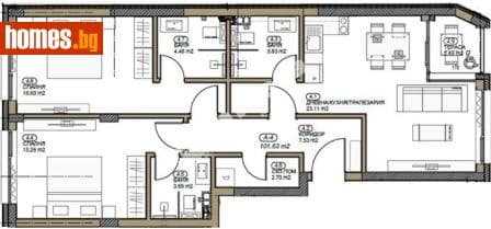 Тристаен, 142m²