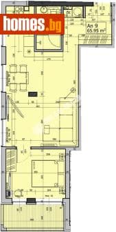 Двустаен, 82m²