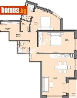 Тристаен, 114m²
