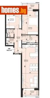 Тристаен, 123m²