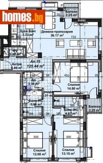 Четиристаен, 144m²