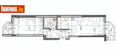 Двустаен, 87m²