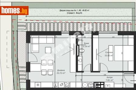 Двустаен, 78m²