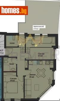 Тристаен, 84m²