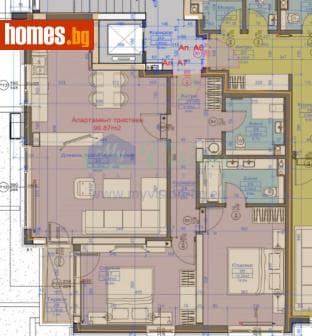 Тристаен, 109m²