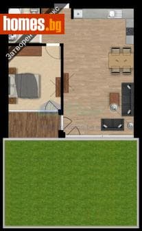Двустаен, 66m²