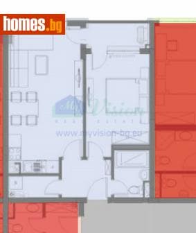 Двустаен, 70m²