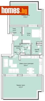 Двустаен, 84m²