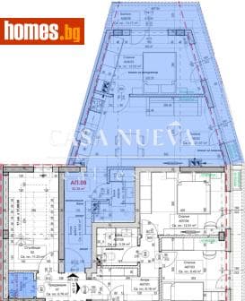Двустаен, 77m²
