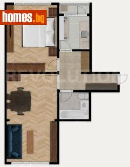 Двустаен, 101m²