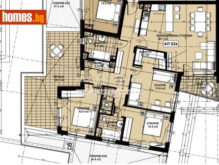 Четиристаен, 191m²