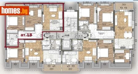 Тристаен, 84m²