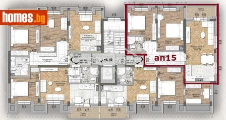 Тристаен, 93m²