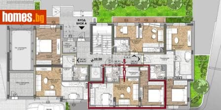 Двустаен, 56m²