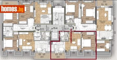 Двустаен, 73m²