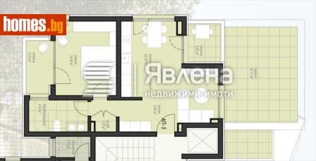 Двустаен, 85m²