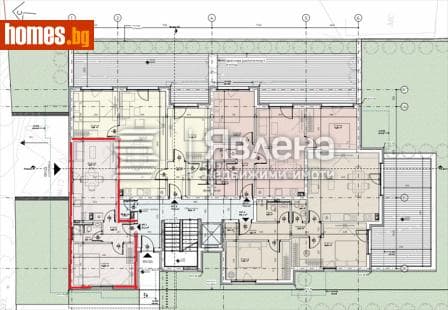 Двустаен, 57m²