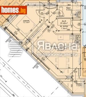 Двустаен, 67m²