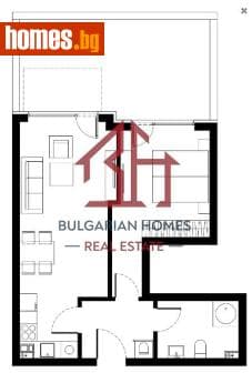 Двустаен, 66m²