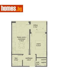 Двустаен, 65m²