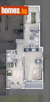 Тристаен, 118m²