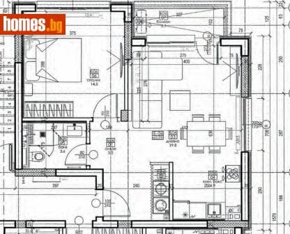 Двустаен, 71m²