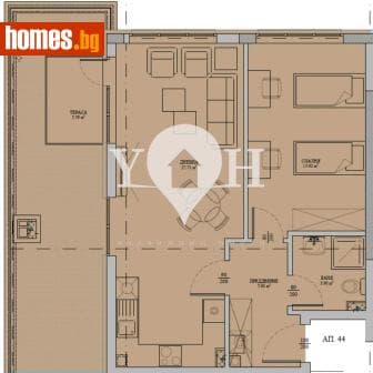 Двустаен, 80m²