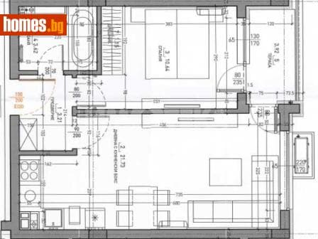 Двустаен, 103m²