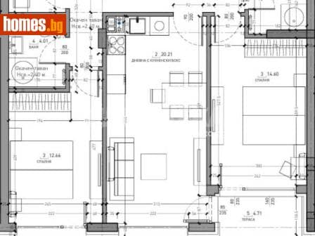 Тристаен, 98m²