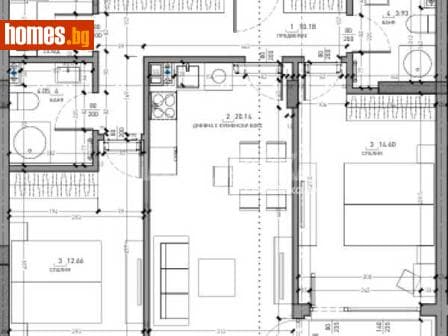 Тристаен, 101m²