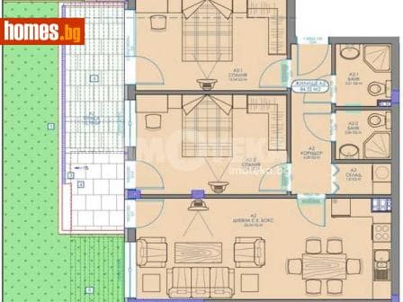 Тристаен, 115m²