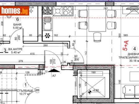 Двустаен, 99m²