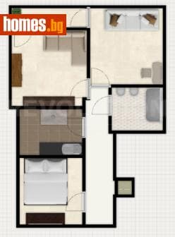 Тристаен, 90m²