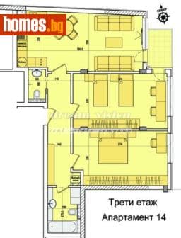 Тристаен, 109m²