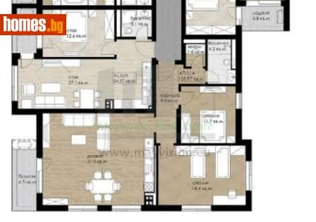 Тристаен, 125m²