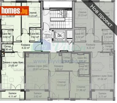 Тристаен, 109m²