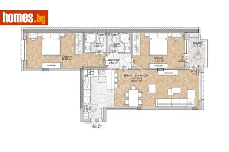 Тристаен, 114m²