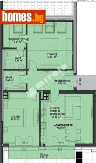 Тристаен, 121m²