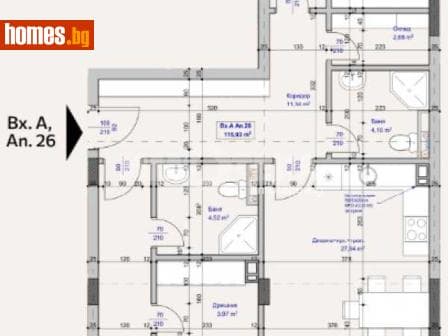 Тристаен, 137m²