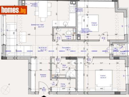 Тристаен, 111m²