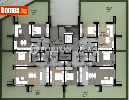 Двустаен, 69m²