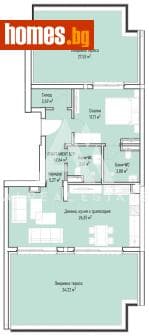 Двустаен, 84m²