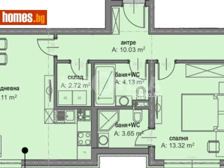 Тристаен, 119m²