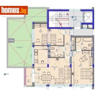 Тристаен, 170m²