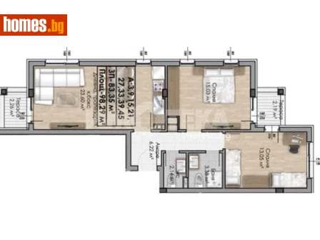 Тристаен, 98m²