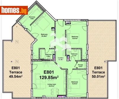 Четиристаен, 158m²
