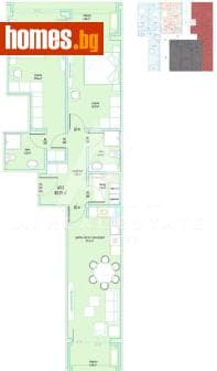 Тристаен, 123m²